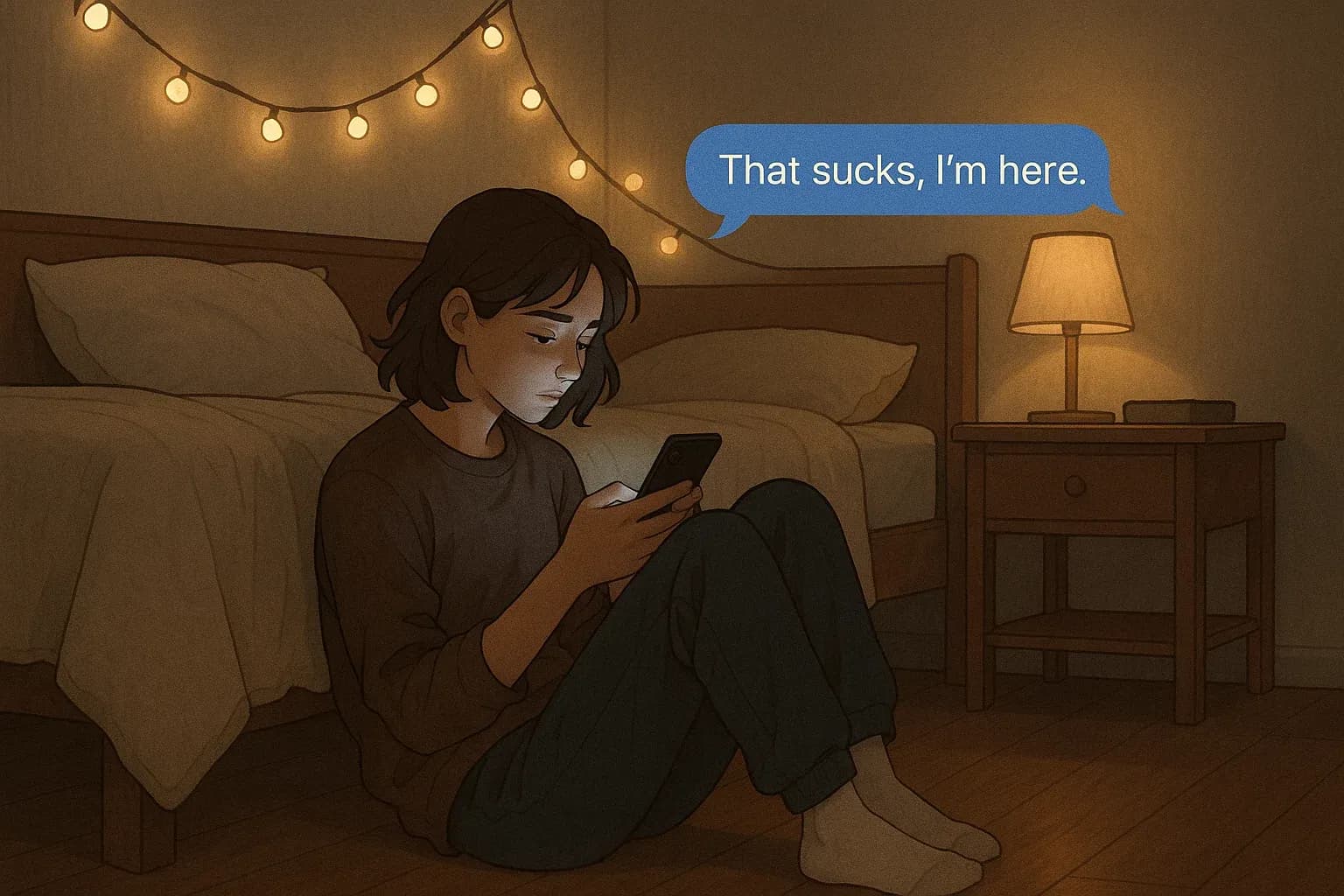 Not a Therapist, Not a Bot, Just Someone Who Listens